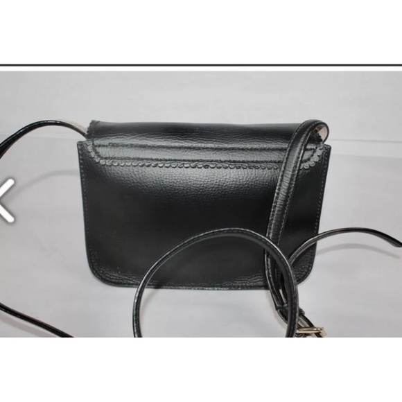 kate spade new york Kirk Park Saffiano Veronique Crossbody - Black/White - Picture 6 of 13